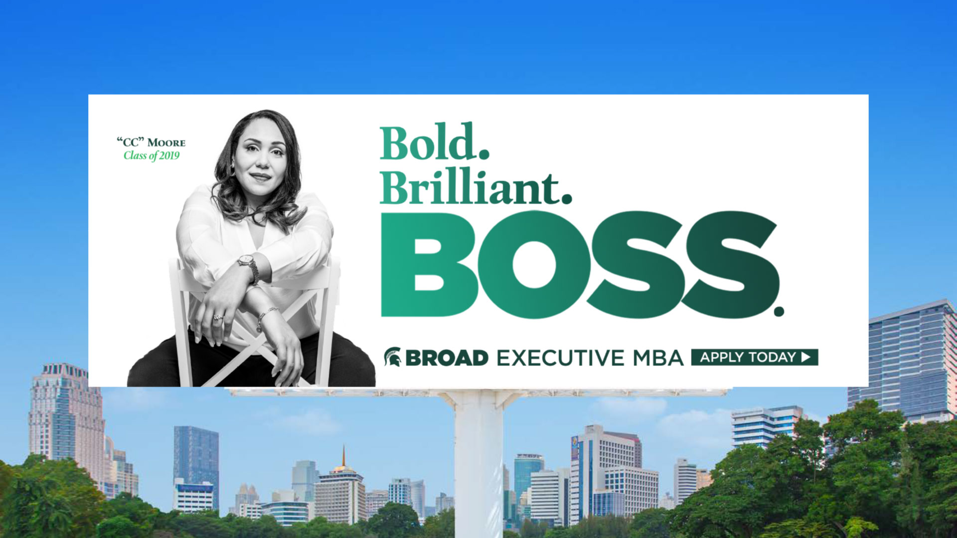 MSU Boss Campaign Billboard