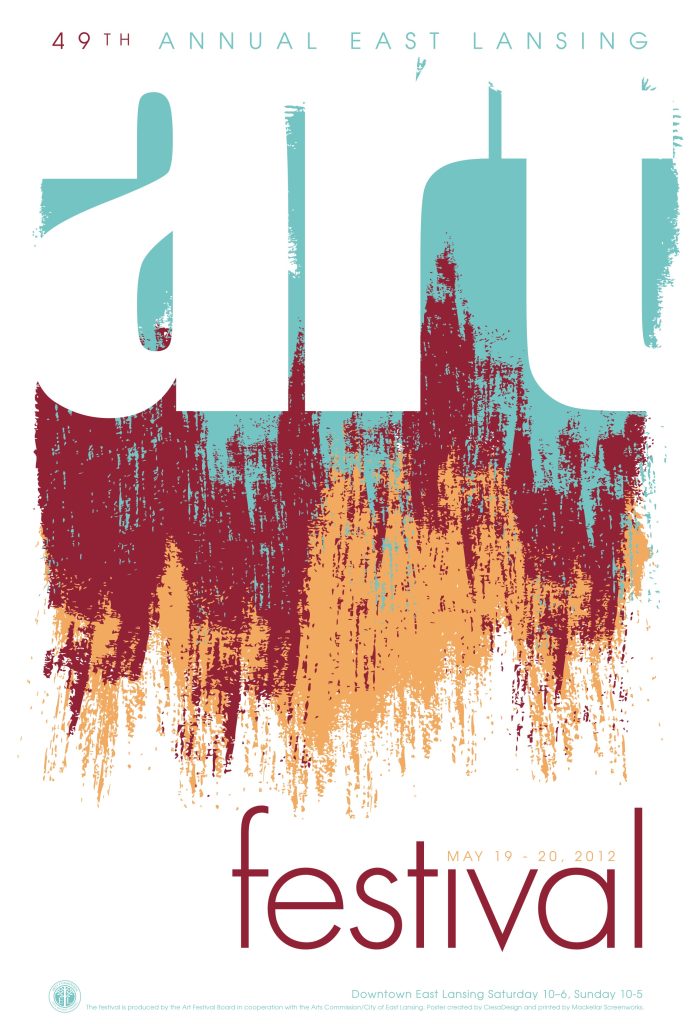 49th Annual East Lansing Art Festival Poster
