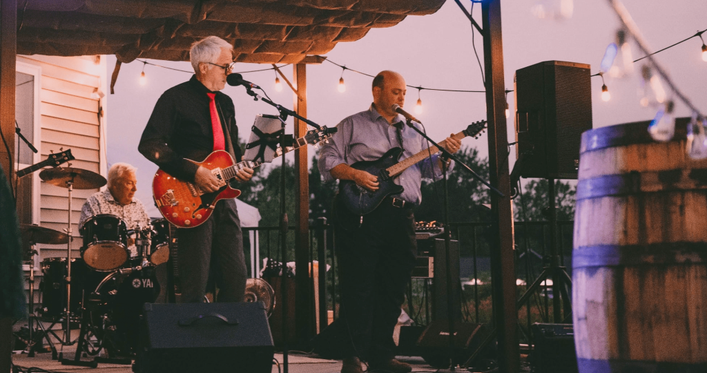 Nathan and the band "Eclectic Noise"