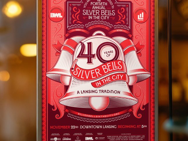 40th anniversary Silver Bells poster mockup